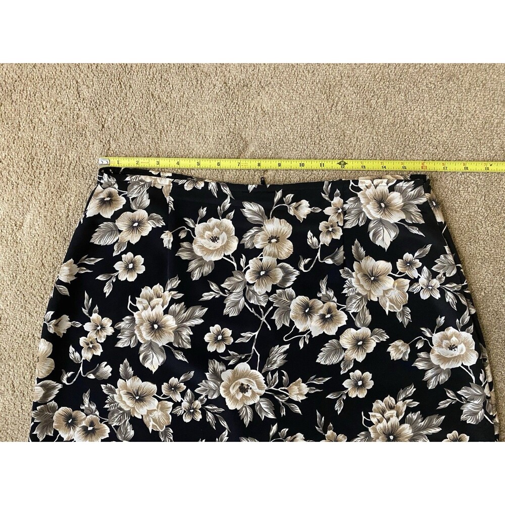 Vintage 90s/Y2K Laura Tyler Floral Maxi Skirt Whimsigoth Size 15/16 Petite - Picture 4 of 10